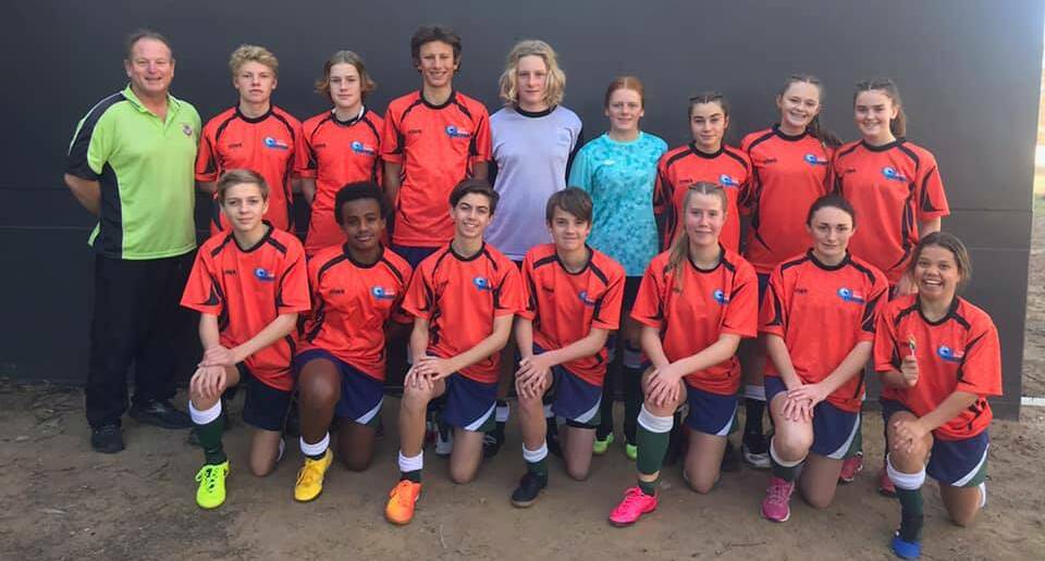 STRONG DISPLAY: The Riverina Anglican College futsal teams battled hard in the recent state championships in Sydney. 