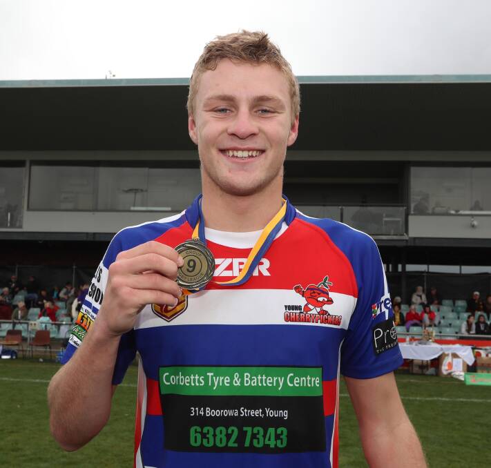 CHANGES: Group Nine will return to under-16 and 18 competitions next year. Young's Nick Hall was named man of the match in last year's grand final. Picture: Les Smith