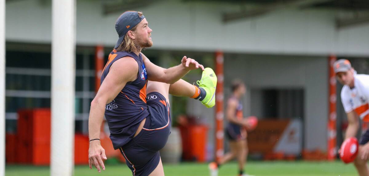 STEPPING UP: Harry Himmelberg is keen to take on
more leadership responsibility for GWS Giants this
season. Picture: GWS Giants