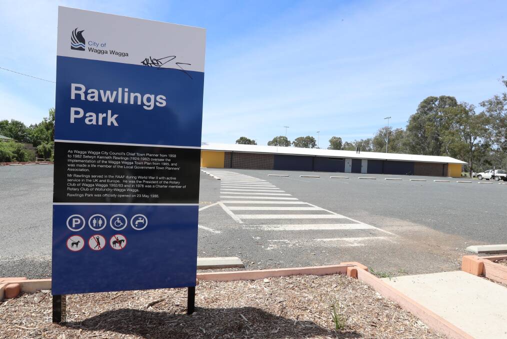NEW ERA: Work has begun on the installation of lighting on three more fields at Football Wagga's Rawlings Park base. 