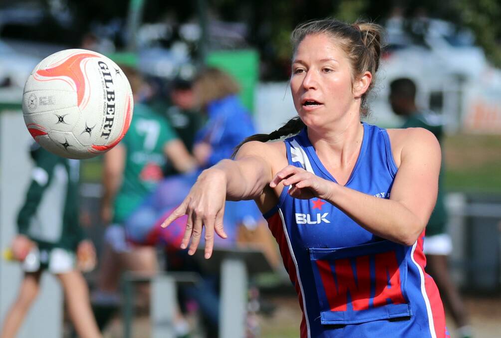 BACK IN FOLD: CSU premiership player Jenee West has returned to the Bushsows after two years at Turvey Park. Picture: Les Smith