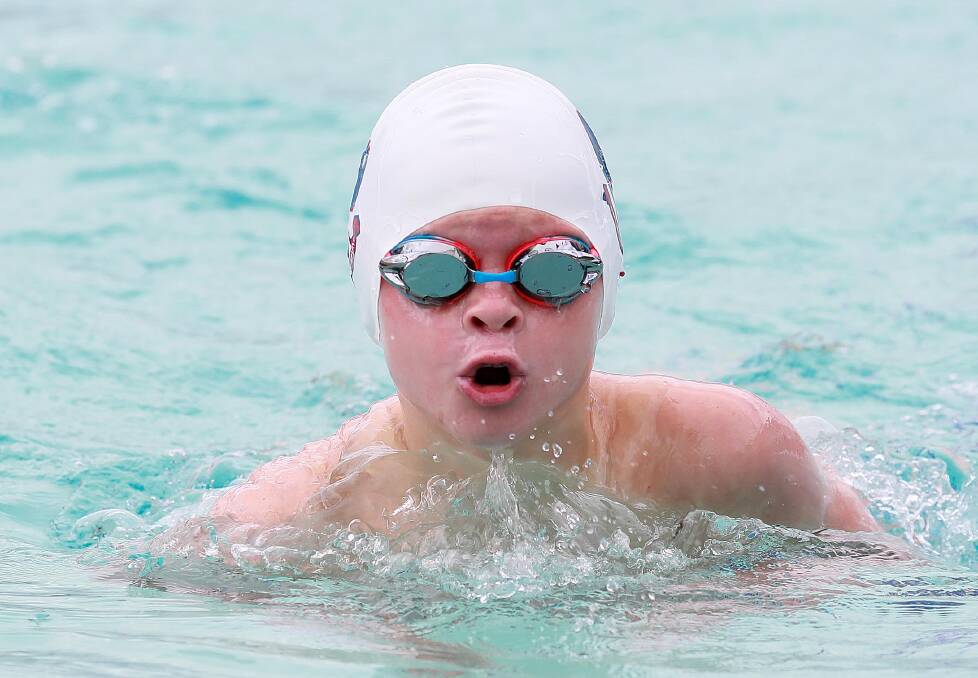 Some of the city's best young swimmers converged on Oasis Aquatic Centre on Wednesday. Pictures: Les Smith