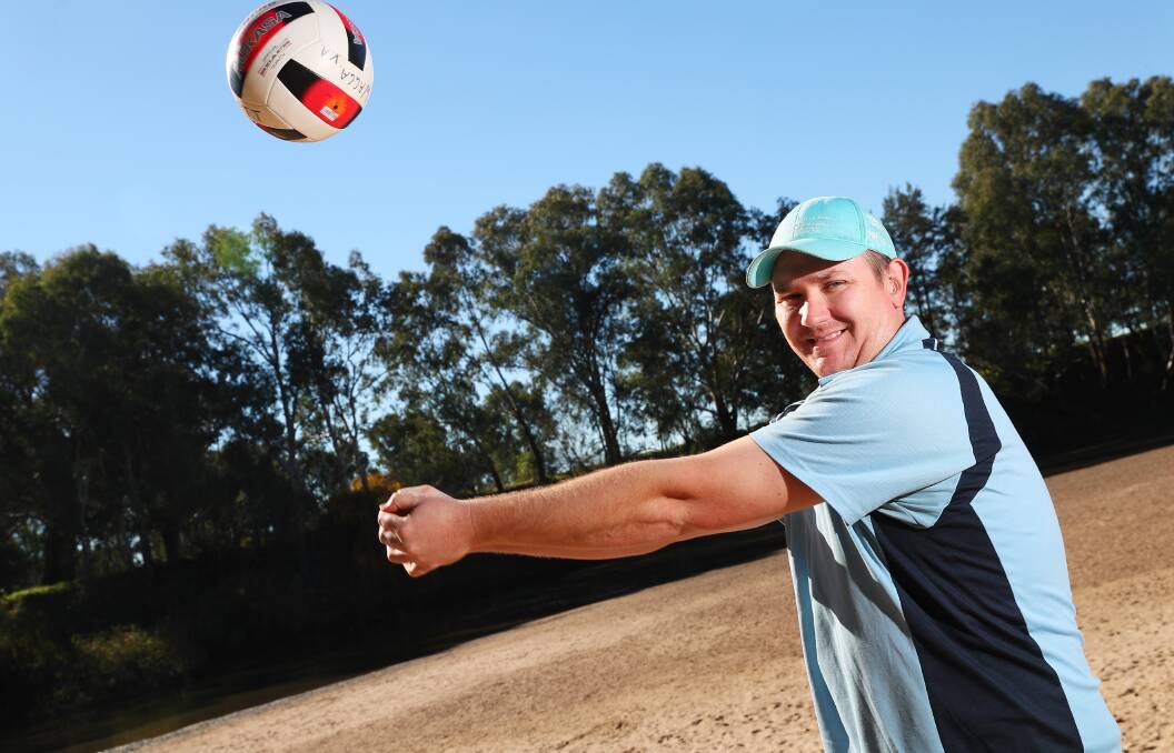 ASIA BOUND: Wagga volleyballer Matthew Lloyd will represent Australia at the Asia Pacific Deaf Games at Hong Kong in November. Picture: Emma Hillier. 