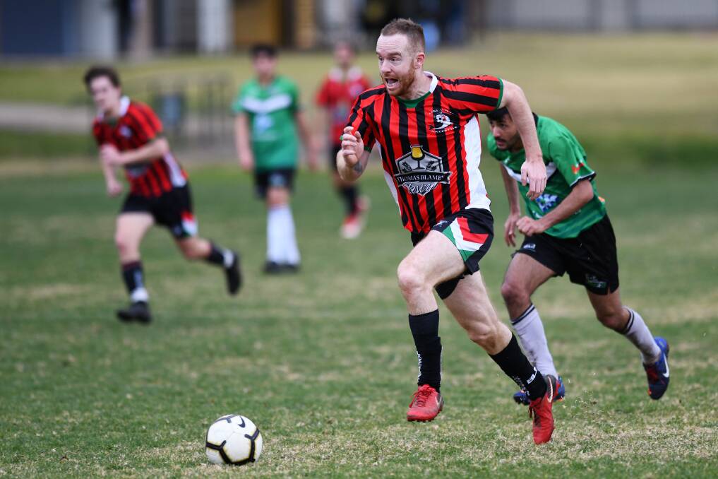 GOOD FORM: Jamie Rankin scored all three goals for Lake Albert in last week's 3-0 win over South Wagga. 
