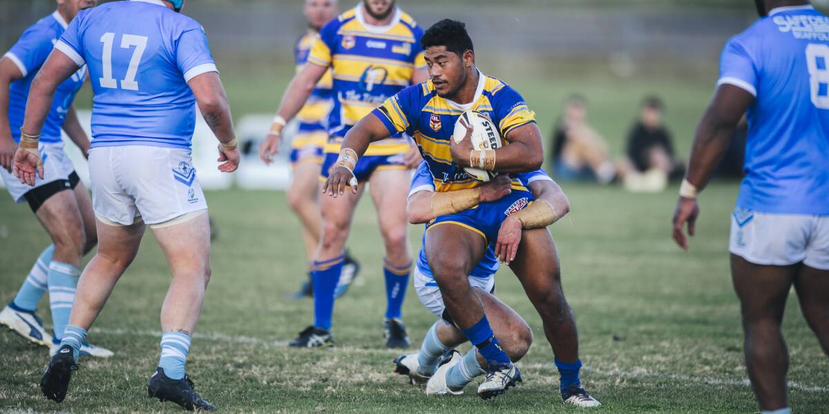 KEY SIGNING: Former Woden Valley Ram and Canberra Raiders under-20s player Ron Leapai will be a big addition to Tumut's pack this year. Picture: The Canberra Times 