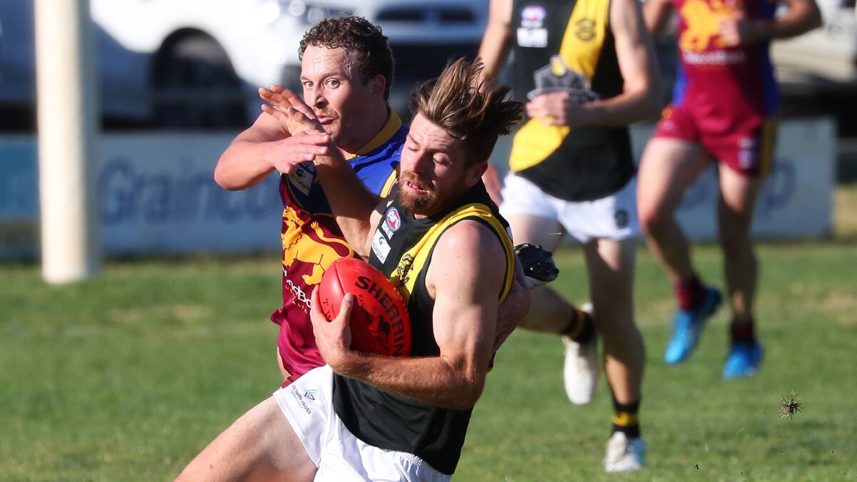 GOAL SCORER: Jock Cornell booted two goals in Wagga Tigers' win over Narrandera. 