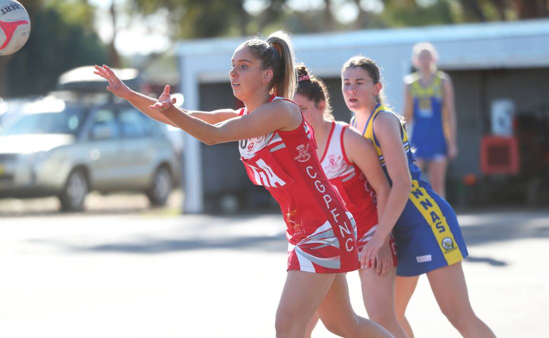 FRESH START: New North Wagga coach Flynn Hogg playing for Collingullie-Glenfield Park in 2019. Picture: Emma Hillier