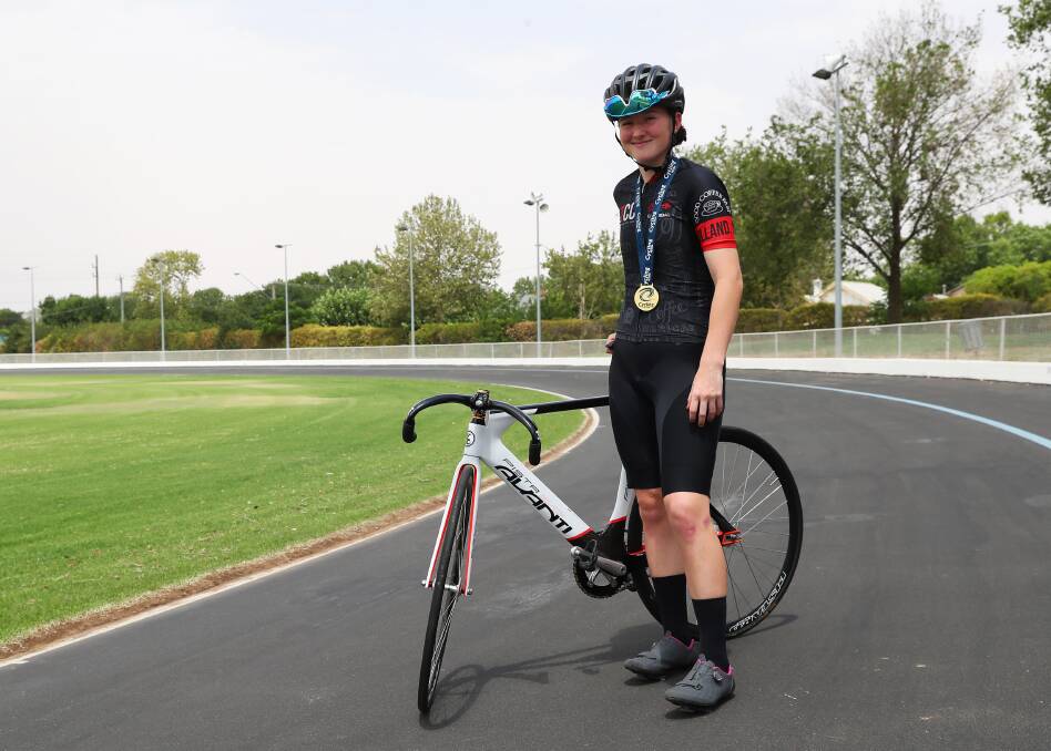 ON ROAD AGAIN: Tolland Cycling Club's Rebel Brooker will head to the National Road Championships after cleaning up at the Victorian Christmas Carnival. Picture: Emma Hillier