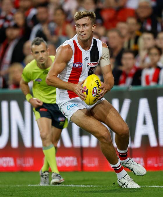 NEXT STEP: Wagga product Dougal Howard is confident
St Kilda can take the next step after breaking their finals
drought last year. Picture: Getty Images