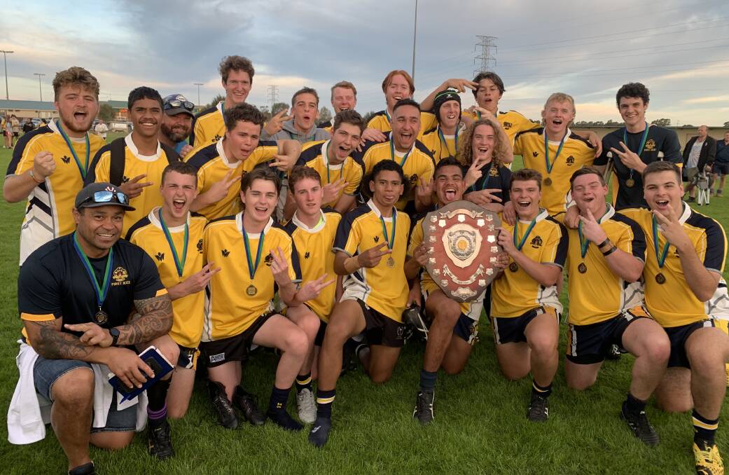 BACK-TO-BACK: Kooringal High School held off Mater Dei Catholic College in Monday's final to retain the Hardy Shield. Picture: Jon Tuxworth