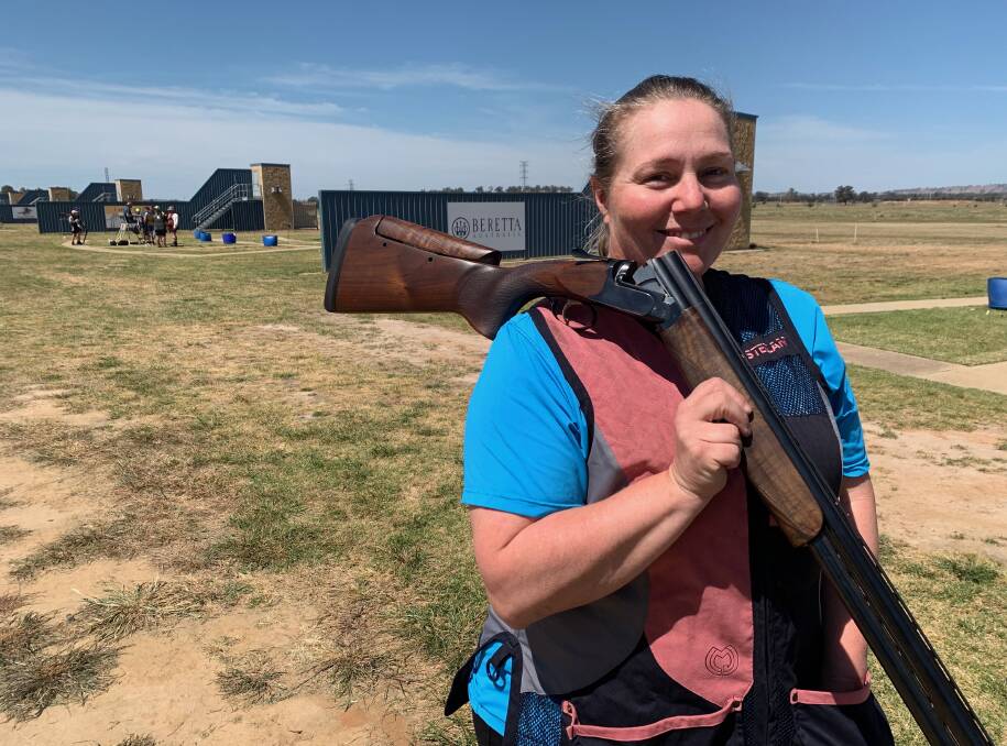 ON TARGET: Olympic champion Suzy Balogh is in Wagga for the NSW State Trap Carnival. Picture: Jon Tuxworth