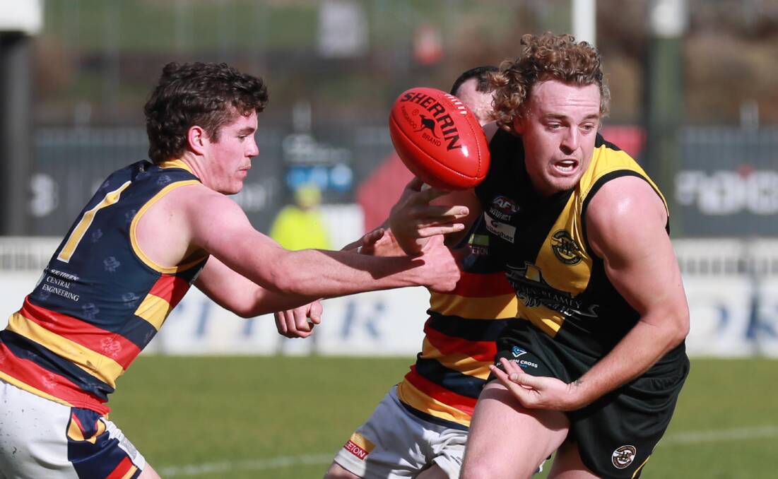 BIG WIN: Brendan Myers and the Wagga Tigers are looking to build on their best win of the year against Ganmain-Grong Grong-Matong. Picture: Les Smith 