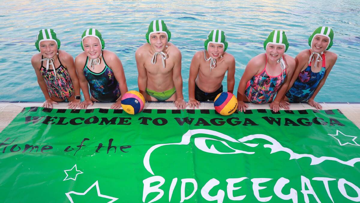 BACK ON DECK: Wagga water polo junior before the NSW Junior Country Club Championships at Oasis Aquatic Centre in 2020. Picture: Les Smith