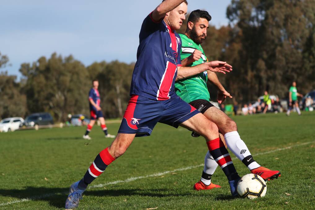 Henwood Park joined Lake Albert and Hanwood on equal top after a 4-2 win over South Wagga on Sunday. Pictures: Emma Hillier