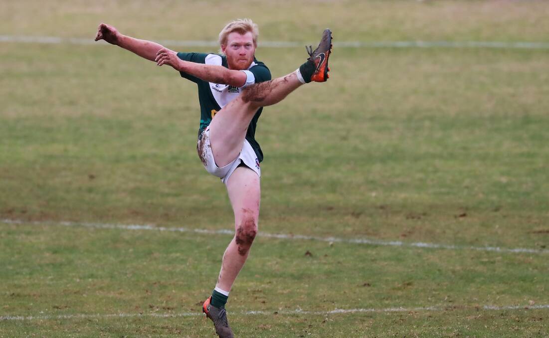 DOMINANT: Jeremy Sykes was a standout in Saturday's massive win over Leeton-Whitton. 