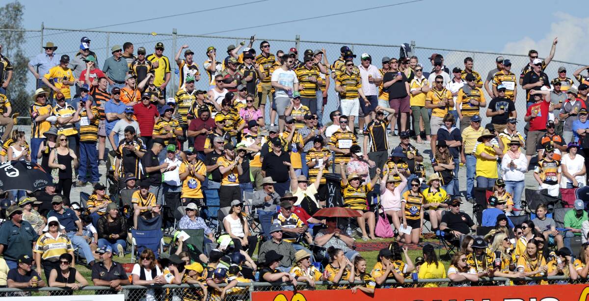 BIG DAY: Gundagai fans will again be out in force for Sunday's Group Nine grand final. 