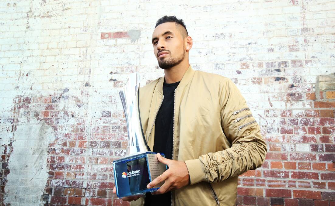 GENEROUS: Nick Kyrgios' pledge to donate money for every ace hit to bushfire victims has kickstarted a flurry of donations from big name sports stars. Picture: AAP 