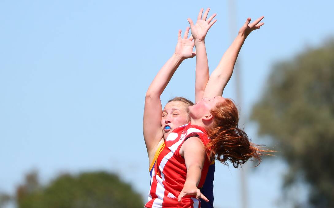 CSU and North Wagga proved too strong for Narrandera and Riverina Lions respectively on Sunday. Pictures: Emma Hillier