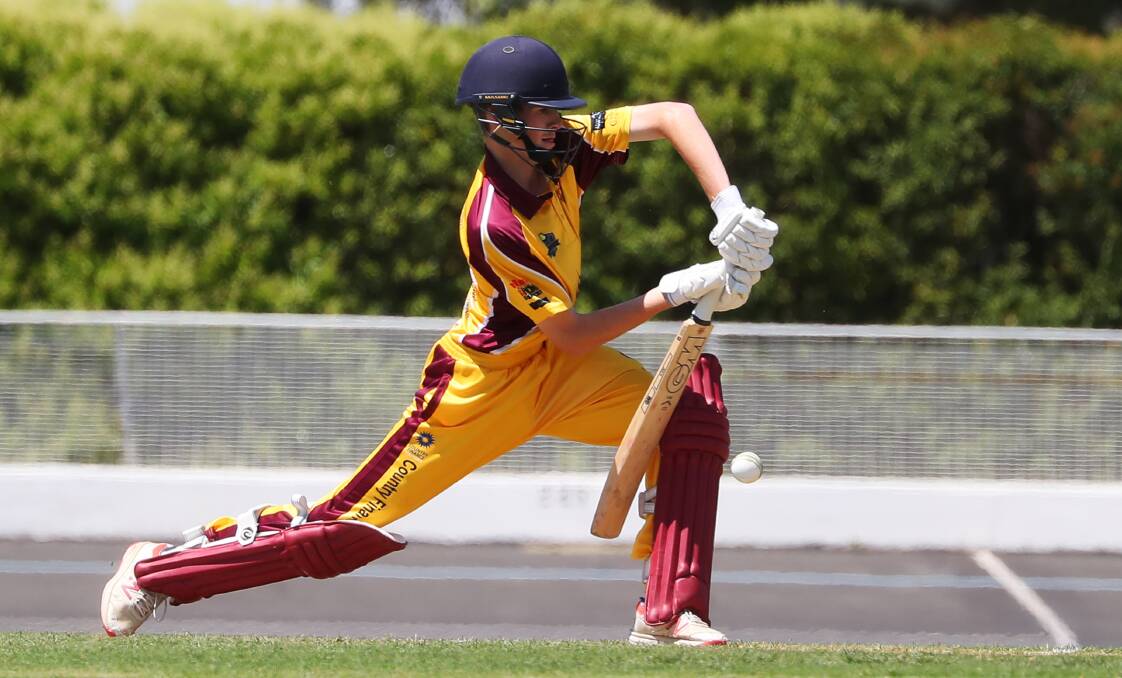 STEADY HAND: Rhauri Macleod made 25 off 57 balls for Lake Albert in Saturday's loss to Wagga RSL. Picture: Emma Hillier
