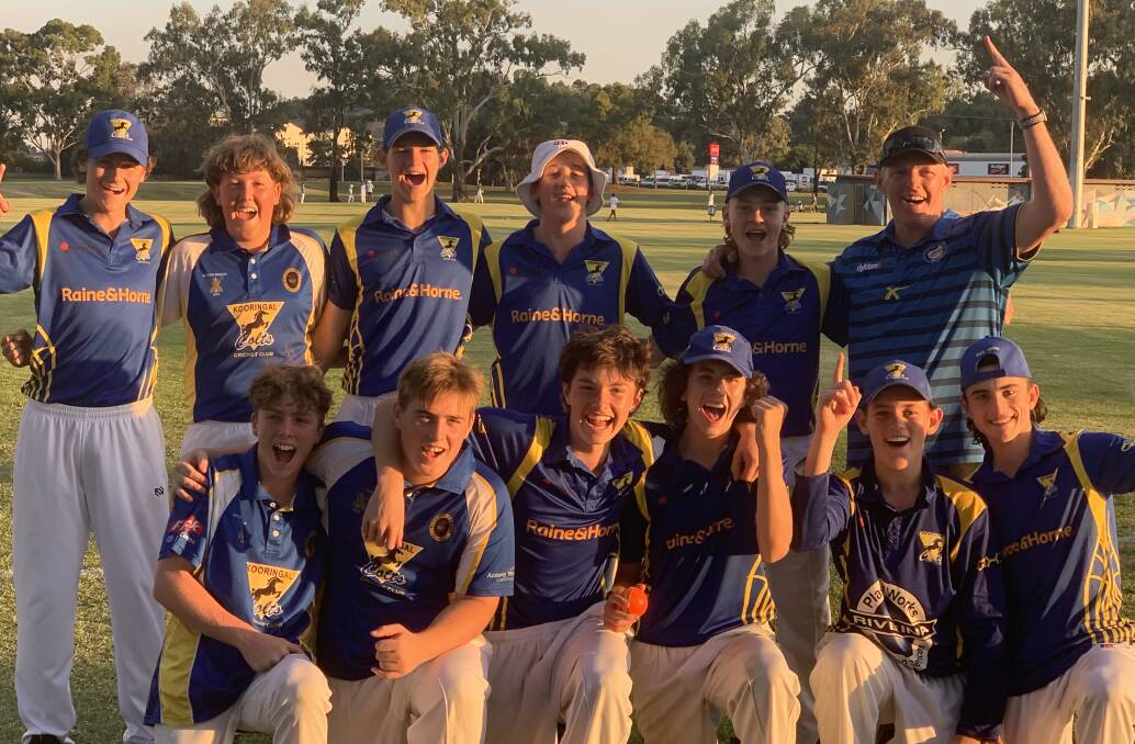 DROUGHT OVER: Kooringal Colts under-16s celebrate their grand final win. Picture: Jon Tuxworth