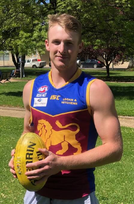 ON BOARD: AFL Central West best and fairest winner Mitch Taylor has signed with GGGM. 