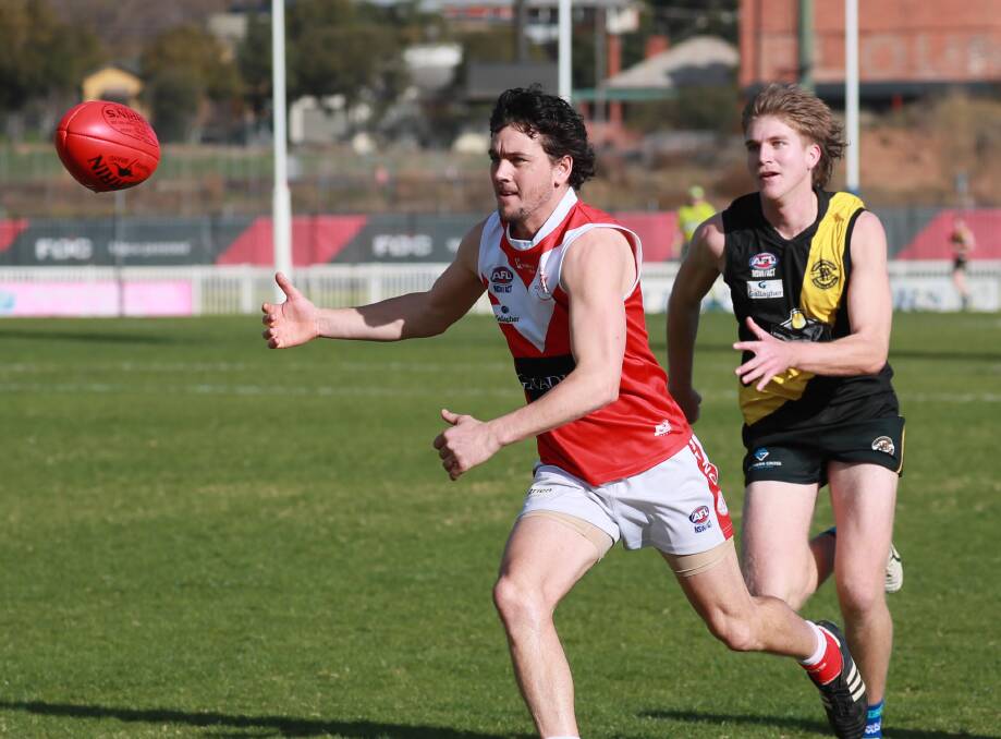 BACK IN: Dan Kennedy returns to Collingullie-Glenfield Park's team for Saturday's clash at Turvey Park. Picture: Les Smith