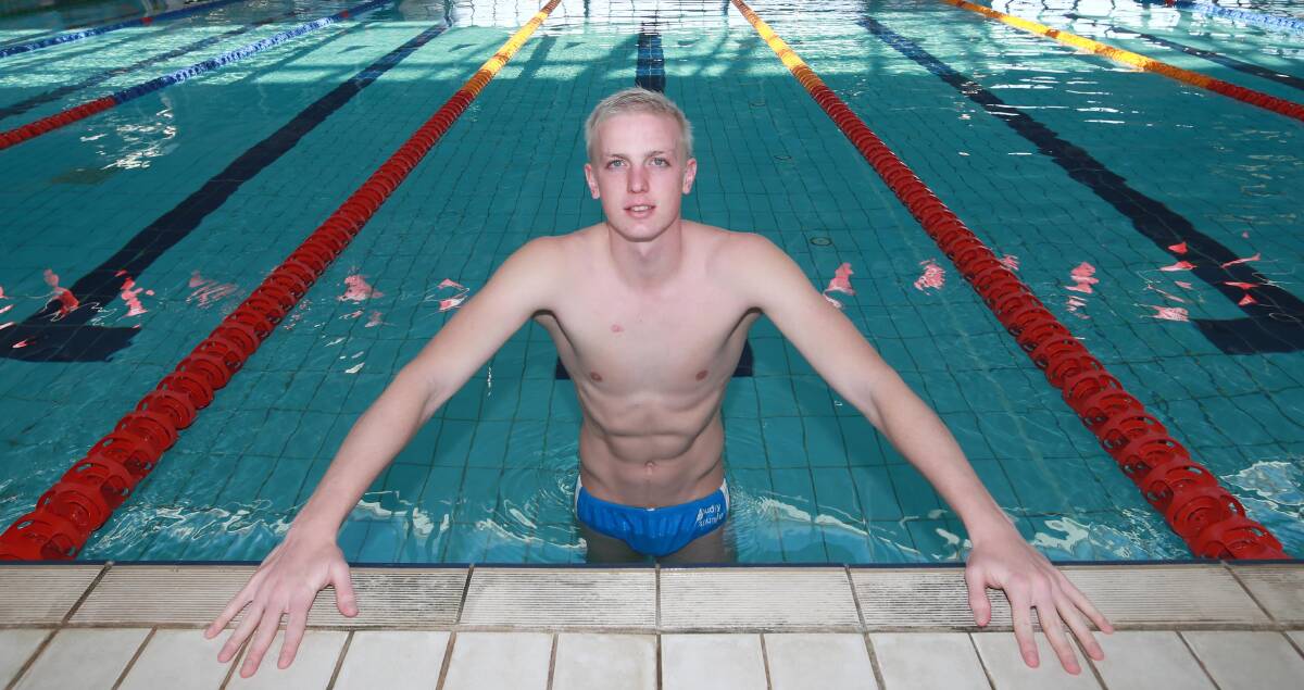 JOB DONE: Wagga swimmer Jamie Mooney is a dual state champion, with the prospect of more to come at the Sydney meet. Picture: Les Smith
