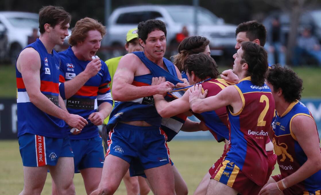 GGGM dominated the second half to beat Turvey Park by 52 points on Saturday. Pictures: Les Smith
