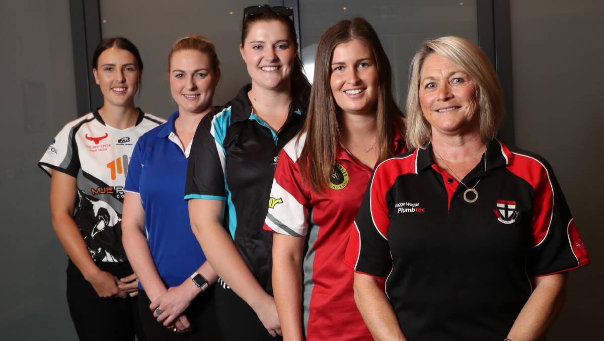 STILL CONFIDENT: Temora coach Jess Pike (second from left) remains confident about her side's finals hopes. 