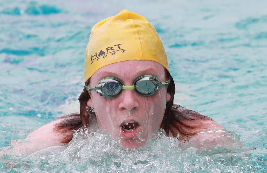 Mater Dei Catholic College held their annual swimming carnival on Thursday afternoon. Pictures: Les Smith