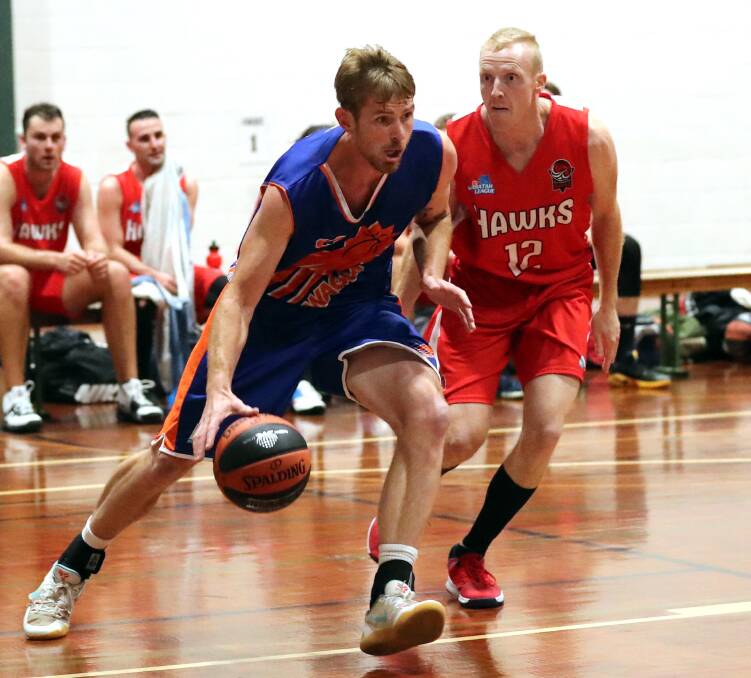 TOP SCORER: Matt Brunell's 20 points wasn't enough for Wagga Heat in a 61-45 loss to Queanbeyan. Picture: Les Smith. 