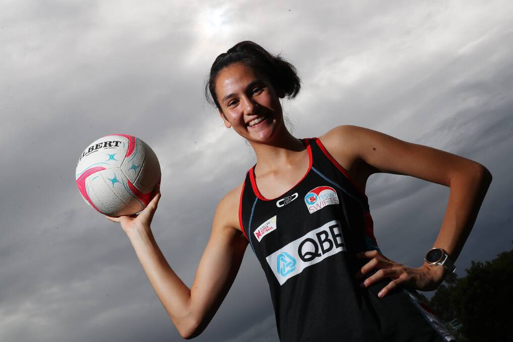 BIG OPPORTUNITY: Wagga netballer Sophie Fawns is training with the NSW Swifts Academy. Picture: Emma Hillier