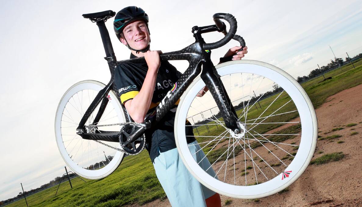 PEDAL POWER: Wagga Cycling Club's Luke Nixon fell in love with the sport after first taking it up to help with a knee issue. Picture: Les Smith