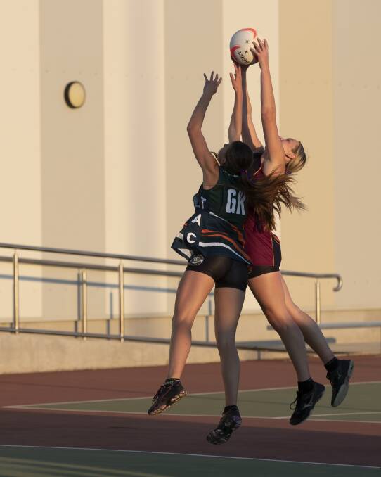 The school netball competition got underway on Monday and Tuesday. Pictures: Madeline Begley 