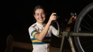 GREEN AND GOLD: Wagga's Bronte Stewart has been chosen to represent Australia at the junior road world championships. Picture: Madeline Begley 