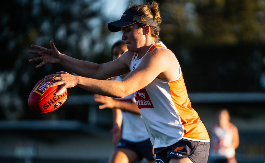 HOMECOMING: Cookardinia product Alyce Parker will play for Greater Western Sydney in Saturday's AFLW clash against Richmond in Wagga. Picture: GWS Giants