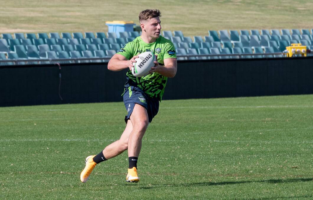 BACK IN: Canberra Raiders halfback George Williams will return for Saturday's clash with Newcastle in Wagga after a week off with a hamstring issue. Picture: Canberra Raiders