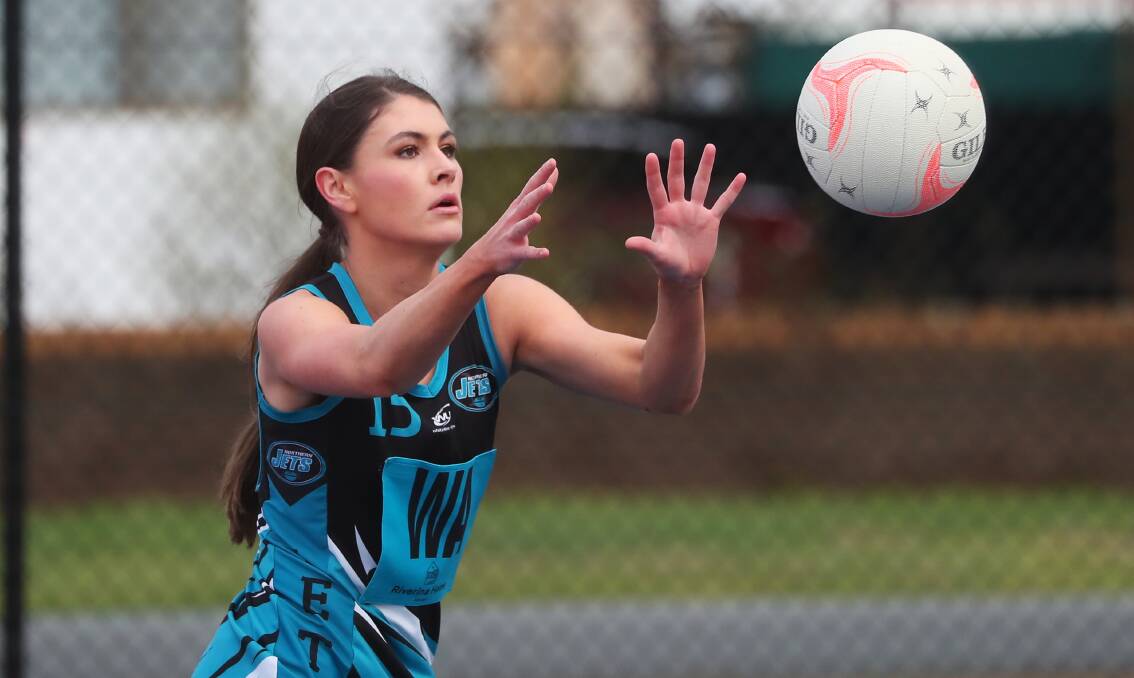 UNLUCKY: Northern Jets player Ruby Lucas and her teammates won't play finals due to the series being reduced to four teams. Picture: Emma Hillier 