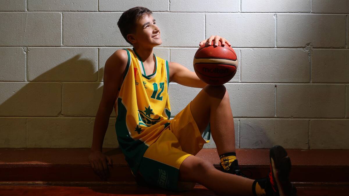 STEPPING UP: 15-year-old Josh Cochrane, pictured in 2017, has been blooded into the Wagga Heat fold. Picture: Kieren Tilly.