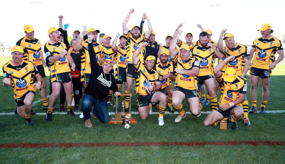 CLIFFHANGER: Gundagai were handed the reserve grade premiership after Sunday's draw with Young. Picture: Les Smith