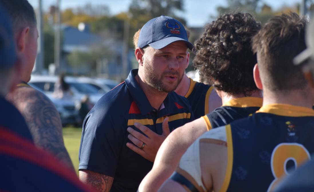 ERA ENDS: Saturday's grand final will be the last game at the helm for Leeton-Whitton coach Daniel Muir.