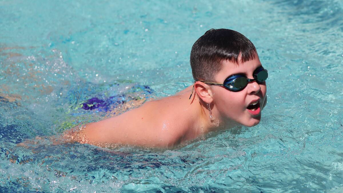 Sacred Heart held their annual swimming carnival on Monday. Pictures: Emma Hillier