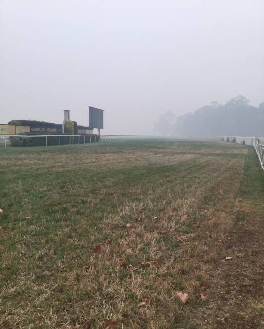 TOO DANGEROUS: Bushfire smoke has forced the cancellation of Gundagai's New Year's Day race meeting. Picture: Racing NSW