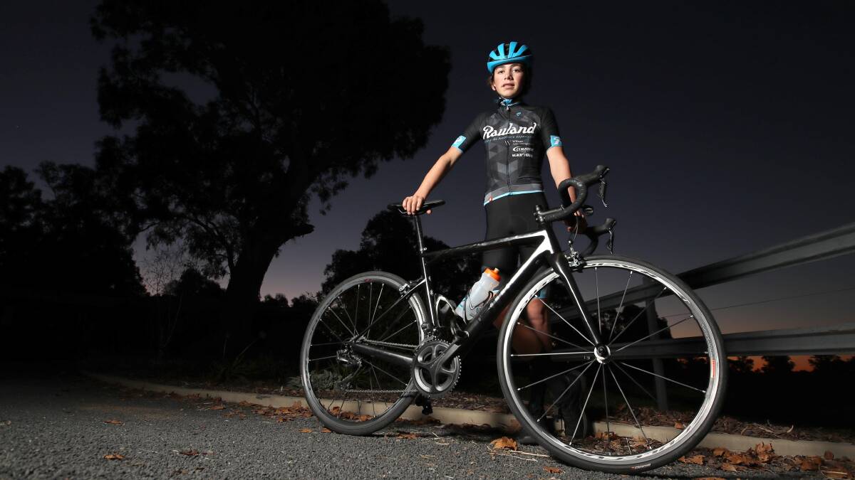 PODIUM AIM: Wagga Cycling Club's Zac Barnhill wants to finish top three in the junior road race (under-19s) at the National Road Championships in Ballarat. Picture: Les Smith
