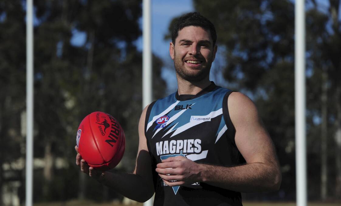 CHANGE-UP: Chris York is looking forward to a taste of country footy with MCUE. Picture: The Canberra Times