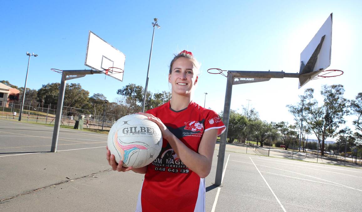 BACK IN BUSINESS: CSU skipper Ashleigh O'Leary will lead the Bushsows in Saturday's Farrer League grand final after missing two years through knee injuries. Picture: Les Smith