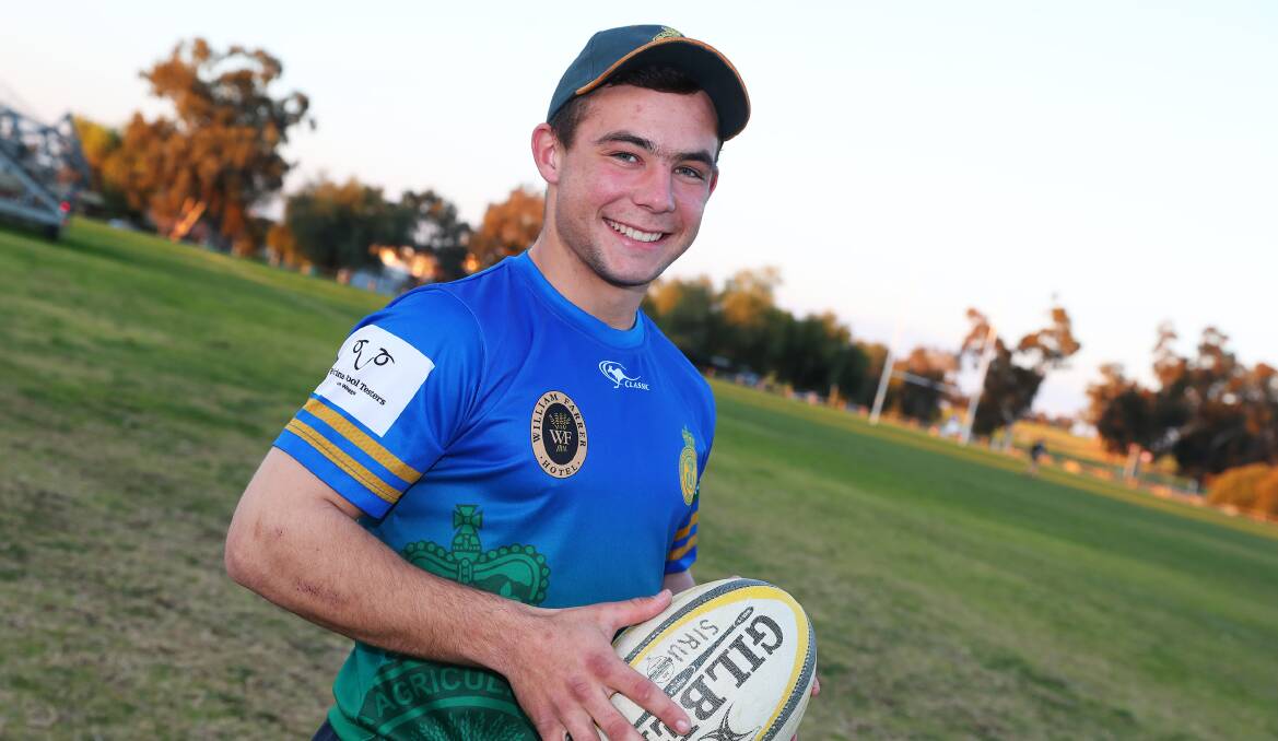 SECOND CHANCE: Ag College centre Lochie Ramm is hopeful of having better memories of this year's Southern Inland Rugby Union grand final. Picture: Emma Hillier
