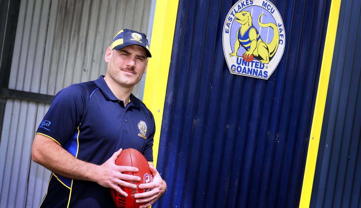 RE-SIGNED: Jeremy Rowe will
return as Mangoplah-Cookardinia
United-Eastlakes coach next year.
Picture: Les Smith