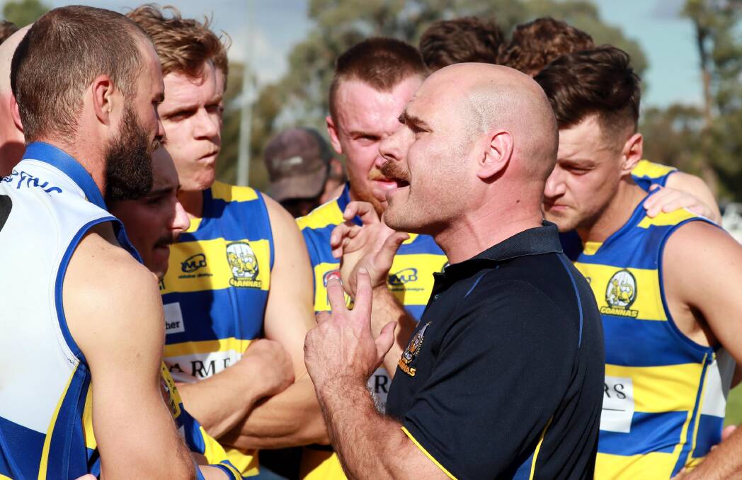 OPPORTUNITY: Mangoplah-Cookardinia United-Eastlakes coach Jeremy Rowe believes clubs can find a slight advantage during lockdown by training diligently. Picture: Les Smith