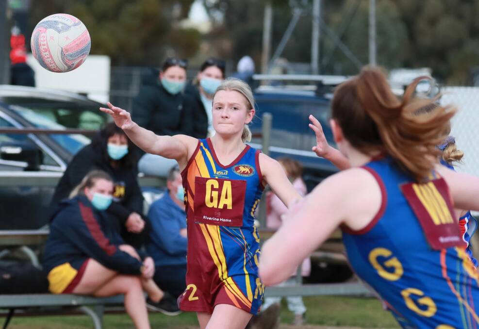 JUGGLING ROLES: GGGM netball coach Courtney Menzies is one of a handful of Lions players also in their all-conquering football side. Picture: Les Smith